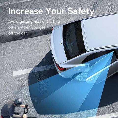 BASEUS SafeRide Series Backseat Rearview Mirror with Safety Hammer Wide Viewing Angle Rear View Mirror (1Pc)