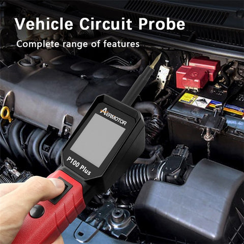 AERMOTOR P100 Plus Vehicle Circle Probe Electrical System Automotive Circuit Tester Power Circuit Probe Kit