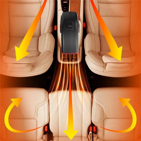9769 12V Car Heater Lightweight Defrost and Defog Car Warmer Cigarette Lighter Vehicle Heating Device