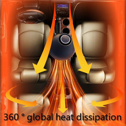 9777 12V 150W Auto Heater 360 Degree Rotation Fan Car Heater Cooler ABS Demister Defroster