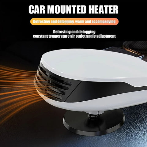 9710 Multi-Function Car Mounted Heater Defogger / Defrost Car Hot Air Warmer Heating Fan