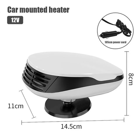 9710 Multi-Function Car Mounted Heater Defogger / Defrost Car Hot Air Warmer Heating Fan