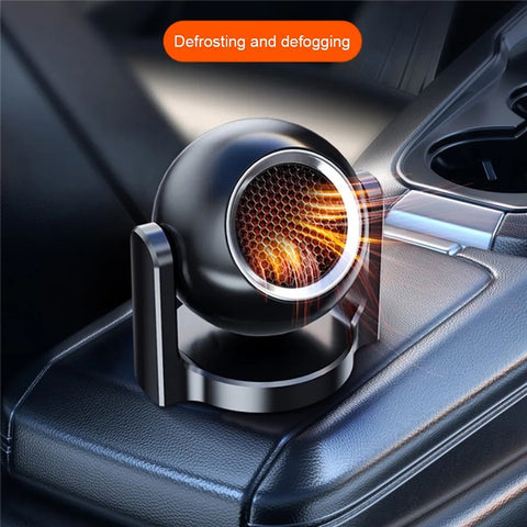 9709 12V Car Interior Hot / Cold Wind Fan Windshield Defrosting Defogging ABS Heater