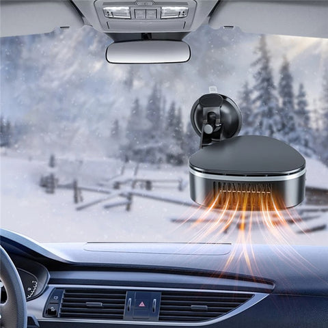 9739A Car Heater 12V Portable Windshield Fast Car Warmer 2-in-1 Heating / Cooling Fan with Suction Holder, Standard Version