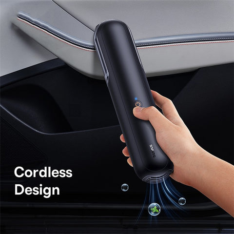 BASEUS A0 Pro Car Vacuum Cleaner 4000pa Low Noise Vacuum Sweeper Cordless Electric Cleaner, Black