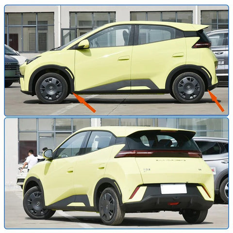 4Pcs / Set Soft PC Mudguard Mud Flaps for BYD Seagull 2023 Front and Rear Car Mudflaps Splash Fender Kit