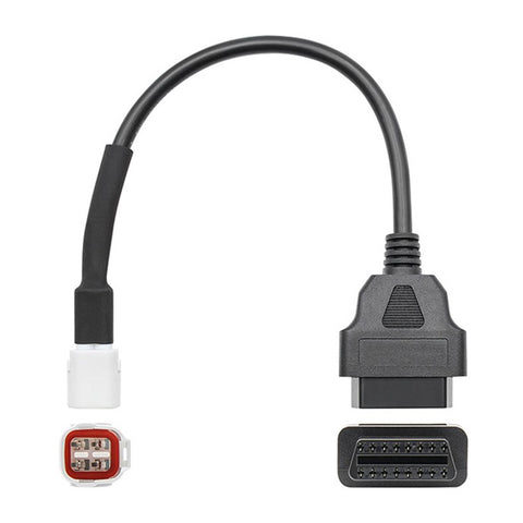 AERMOTOR For Yamaha Motorcycle 4Pin Plug to 16Pin OBD2 Adapter Diagnostic Cable