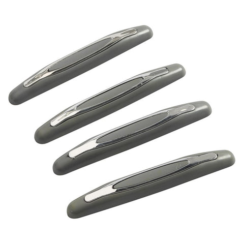 A8618-03 4Pcs Car Truck Door Anti-collision Strip PVC+ABS Vehicle Door Anti-collision Strips