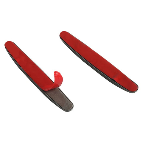 A8618-03 4Pcs Car Truck Door Anti-collision Strip PVC+ABS Vehicle Door Anti-collision Strips