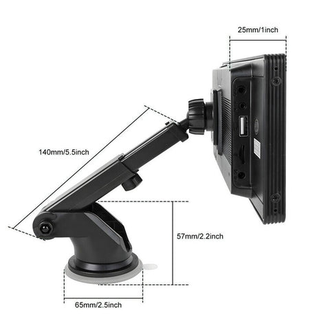 W912B 10.26-inch HD Video Car Player with 8-LED Rear-View Camera Portable Bluetooth-compatible Car Monitor Support Mirror Link