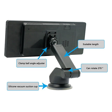 W508C 9.36-inch Touch Screen Car Play with 12LED Camera, Mirror Link Portable Car Stereo Support Bluetooth, USB-Disk, TF Card