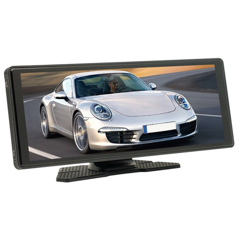 W508C 9.36-inch Touch Screen Car Play with 12LED Camera, Mirror Link Portable Car Stereo Support Bluetooth, USB-Disk, TF Card