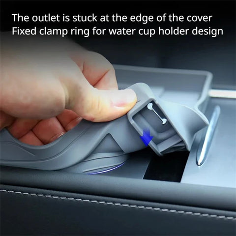 For Tesla Model 3 / Y Cup Holder Center Console Glasses Card Storage Tray