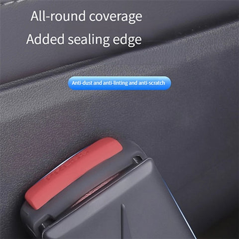 TSL825 For Tesla Model 3 / Y Car Seat Safety Belt Lock Buckle Silicone Cover