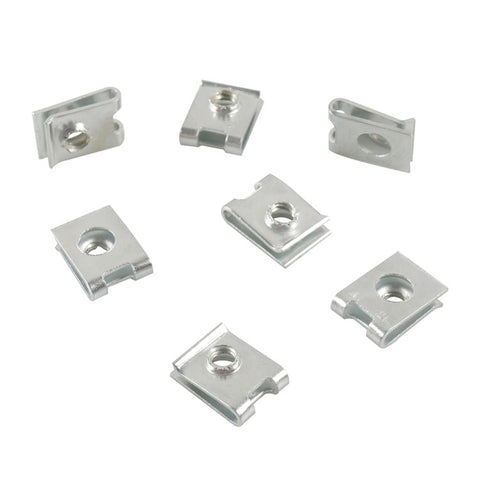 A7625 120PCS 4 Sizes Manganese Steel Car U Nut Clips Replacement Parts