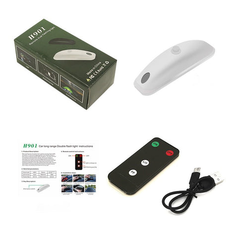 H901 1Pc Car Roof Warning Light Remote Control Vehicle Green Laser Lamp