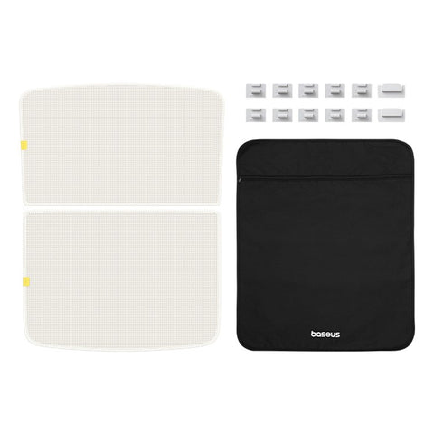 BASEUS T-Space Series BS-TS011 2Pcs Car Skylight Sunshade for Tesla Model Y Double Layer Sunroof Sunscreen
