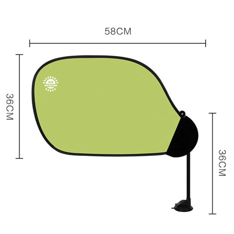 Car Window Sun Shade UV Protection Adjustable Auto Window Shade with Suction Cup