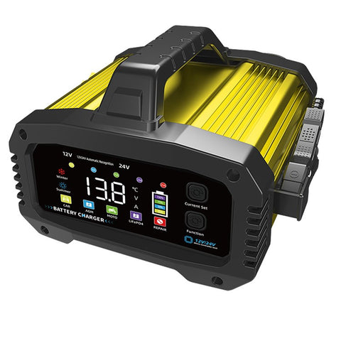 E-FAST TK-2500 25A Max Car Automatic Battery Charger for Lithium LiFePO4 AGM GEL Lead-Acid