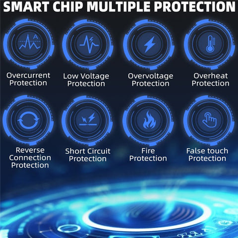 E-FAST TK-1500 300W High Power Car Automatic Battery Charger for Lithium LiFePO4 AGM GEL Lead-Acid