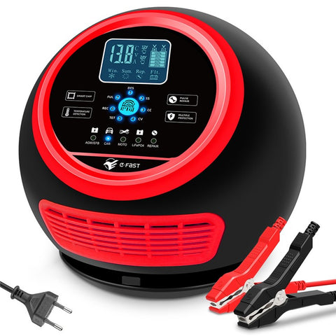 E-FAST TK-1500 300W High Power Car Automatic Battery Charger for Lithium LiFePO4 AGM GEL Lead-Acid