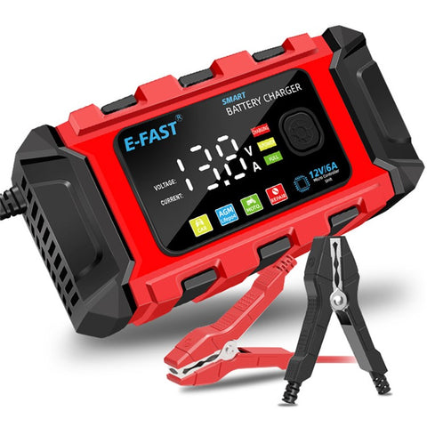 E-FAST TK-360 12V / 6A Car Motorcycle Battery Charger Lead-Acid Battery Charger