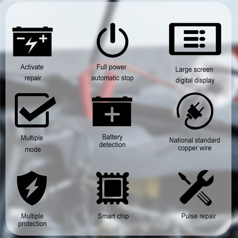 E-FAST TK-360 12V / 6A Car Motorcycle Battery Charger Lead-Acid Battery Charger