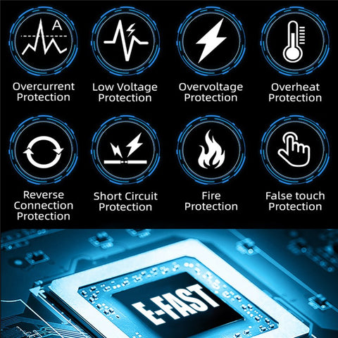 E-FAST TK-360 12V / 6A Car Motorcycle Battery Charger Lead-Acid Battery Charger