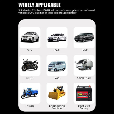 E-FAST TK-360 12V / 6A Car Motorcycle Battery Charger Lead-Acid Battery Charger