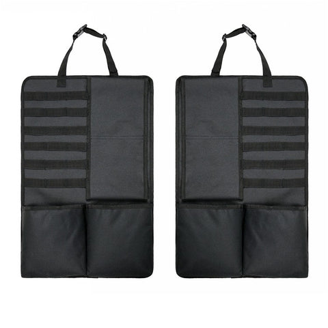 2Pcs / Set 600D Oxford Cloth Camouflage Car Seat Back Hanging Storage Bag