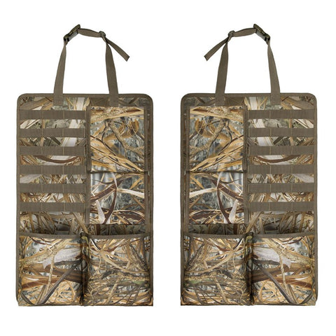 2Pcs / Set 600D Oxford Cloth Camouflage Car Seat Back Hanging Storage Bag