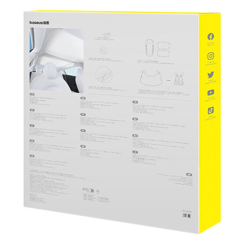 BASEUS T-Space Series for Tesla Model 3 / Y Double-Layer Anti-UV Car Skylight Sunshade