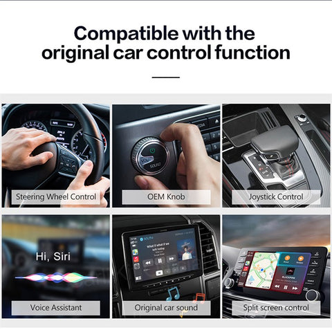 A53 Car Wired to Wireless Car Play Adapter Car Smart Box 2+32GB