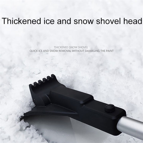 Telescopic Car Snow Shovel Defrost Deicing Brush Cleaning Tool (Standard Version)