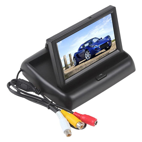 RH-312 4.3-inch TFT Folding Car Backup Monitor Display Reversing Parking Camera Kit