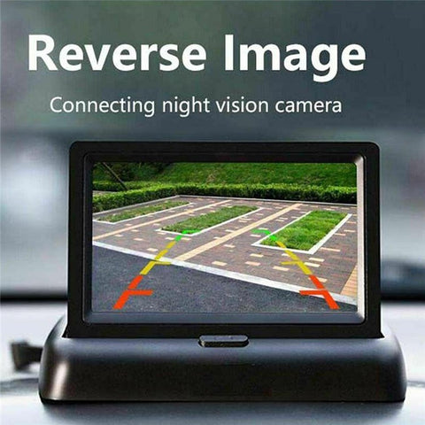 RH-312 4.3-inch TFT Folding Car Backup Monitor Display Reversing Parking Camera Kit