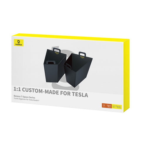 BASEUS BS-TS013 T-Space Series For Tesla Model Y Car Trunk Organizer PU+PVC Storage Box