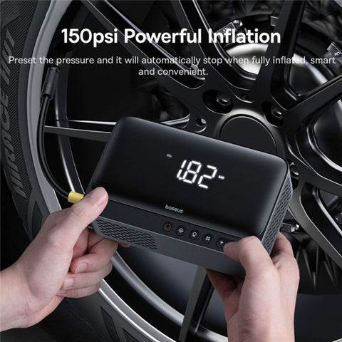 BASEUS Super Energy Series 4-in-1 Car Jump Starter Inflator 6000mAh Power Bank