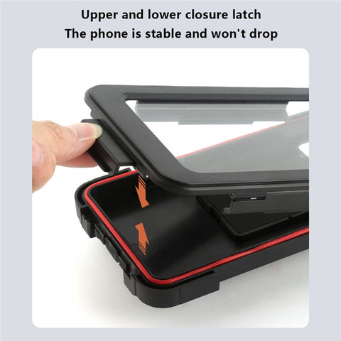 2209 Waterproof Motorcycle Touch Screen Phone Mount Magnetic Plastic Holder Bracket