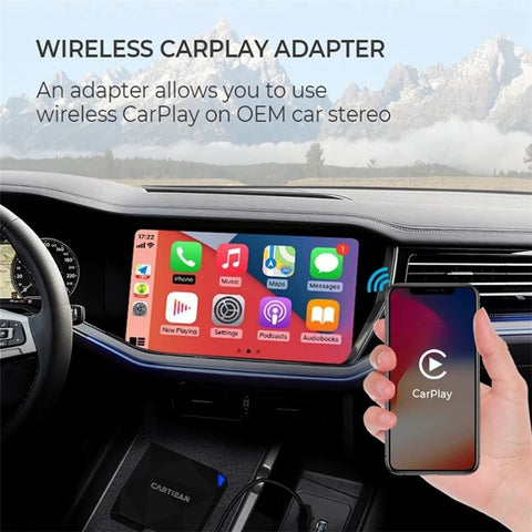 P3578 Wireless CarPlay Android Auto Adapter Wireless Bluetooth-compatible Connection Carplay Box