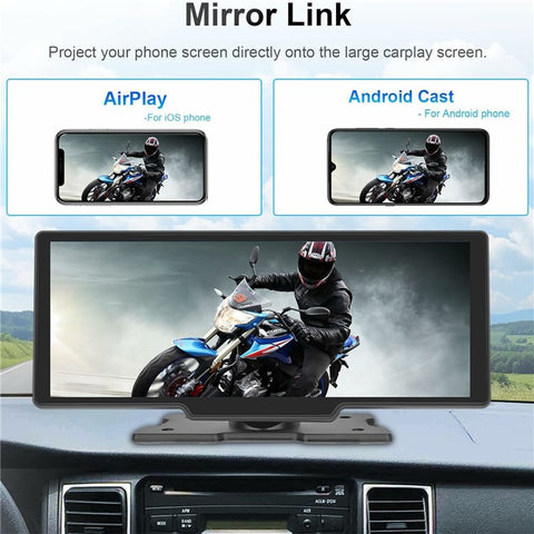 RH-W515 10.26 Inch Touch Screen CarPlay Android Auto Bluetooth-compatible Multimedia Player (No DVR)