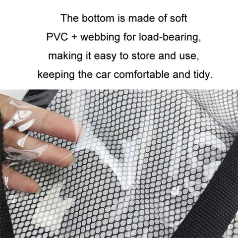 88x59x110cm Car Ceiling Cargo Net Triangle-Shaped Vehicle Ceiling Strong Load-Bearing Pocket