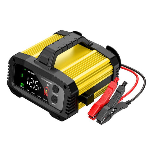 FOXSUR FPT-250 25A Portable Car Boat Motorcycle Battery Charger 8-Stage Charging Smart Charger
