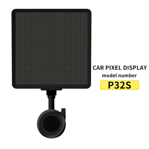 P32S 32x32 LED Car Sign Bluetooth-compatible App Control Custom Text Pattern Animation Programmable Display