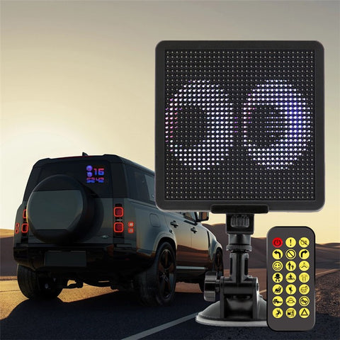 P32SR Pixel Display Screen Smartphone App Control 32x32 Pixel LED Car Sign LED Screen