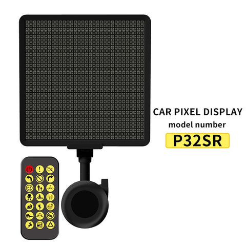 P32SR Pixel Display Screen Smartphone App Control 32x32 Pixel LED Car Sign LED Screen