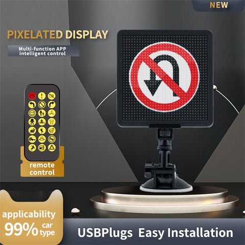 P32SR Pixel Display Screen Smartphone App Control 32x32 Pixel LED Car Sign LED Screen