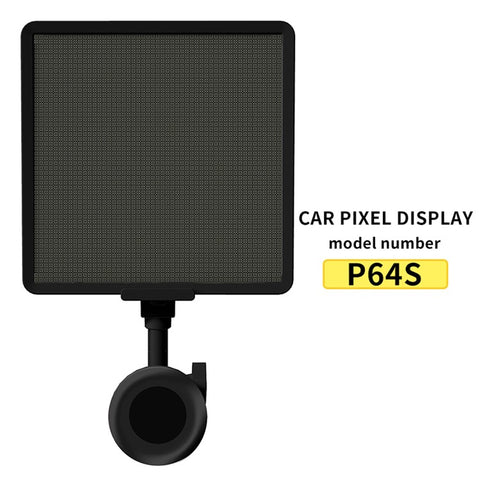 P64S Car Pixel Image Display Screen Bluetooth-compatible App Control Car Rear Window DIY Message Board