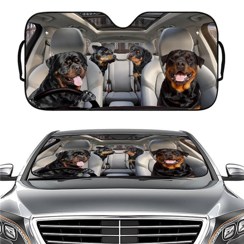 70x138cm Car Windshield Sunshade Patterns Print UV Protection Front Window Sun Shade