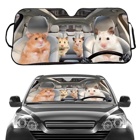 70x145cm Car Front Windshield Sunshade Cover UV Protection Heat Insulation Sun Shade